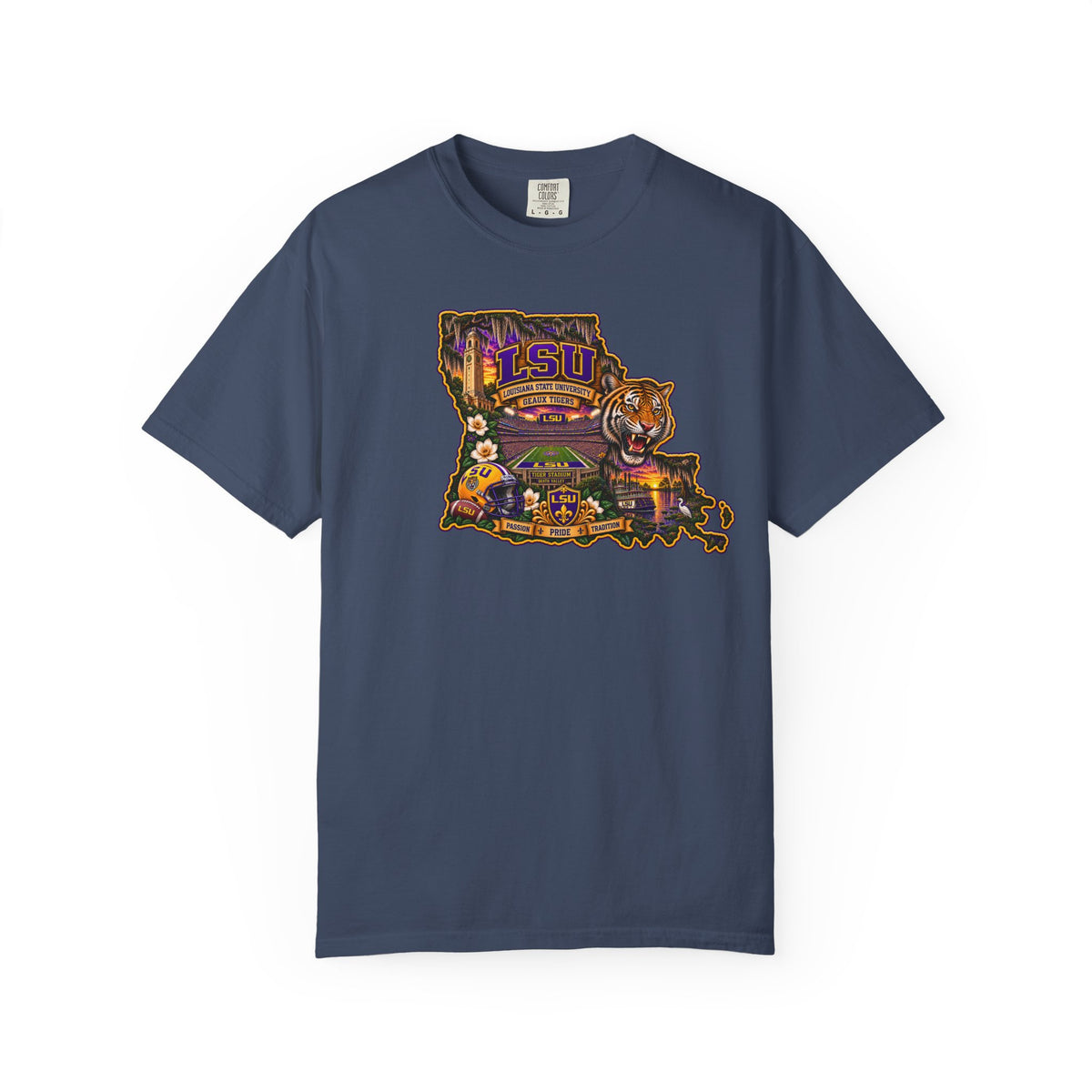 Retro Arcade Tee — Vintage Game Console Louisiana T-Shirt\