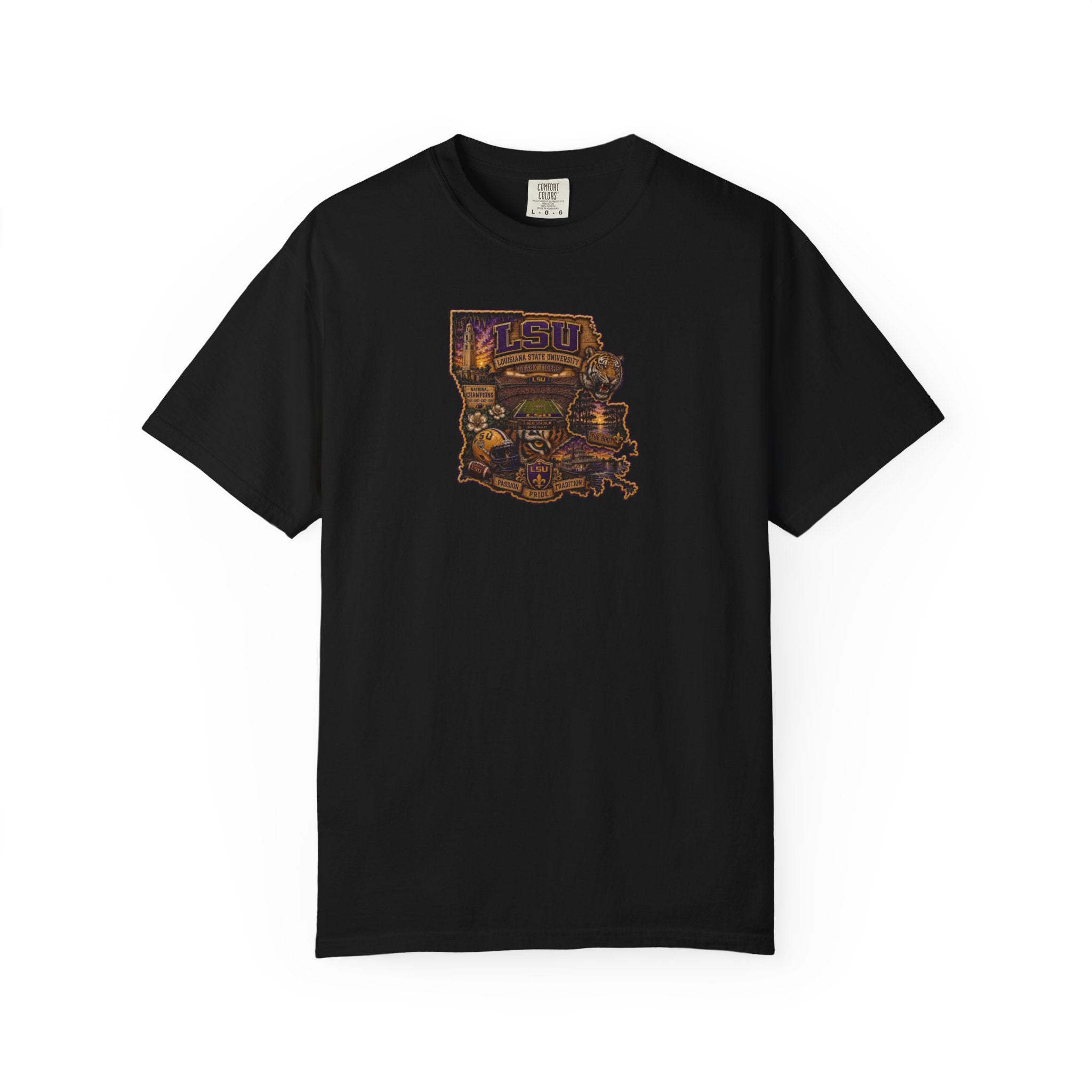 Retro Arcade Tee — Vintage Game Console Louisiana T-Shirt\