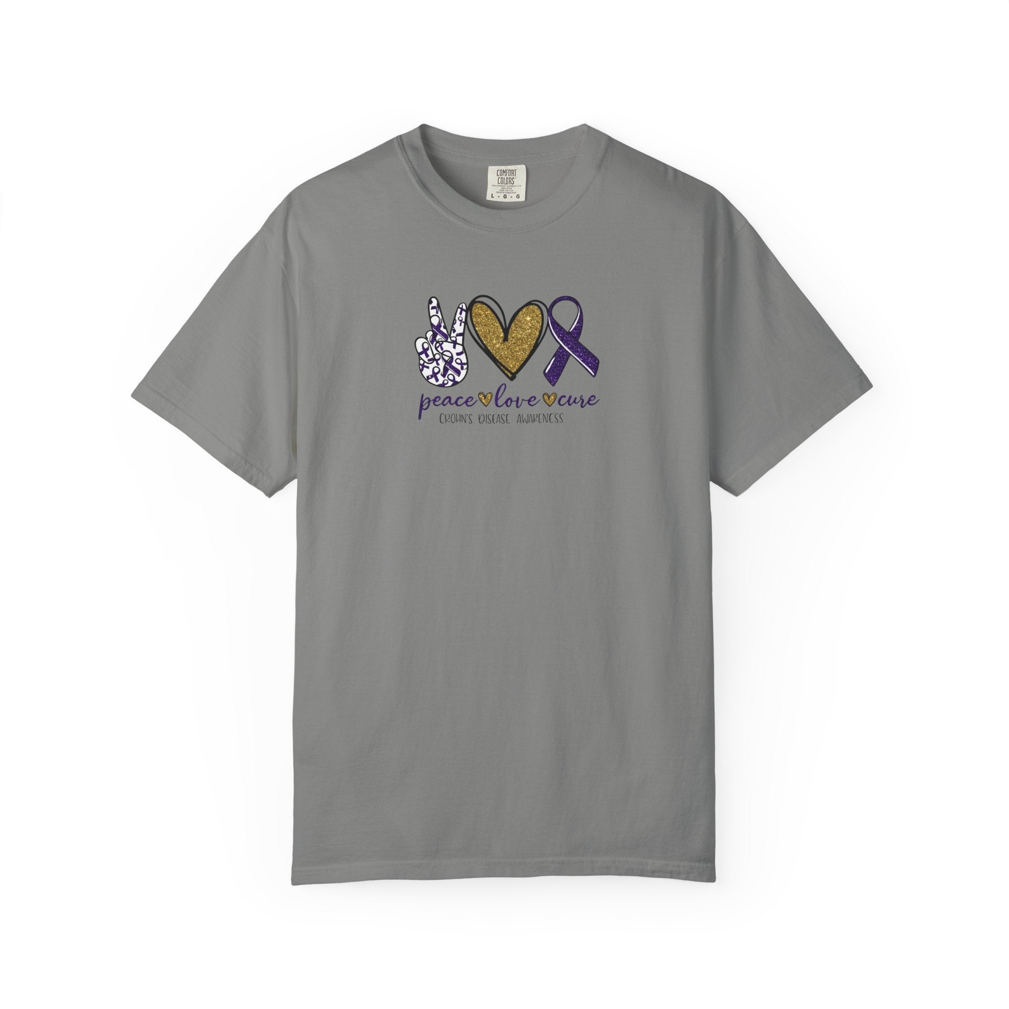 Peace Love Crohn's Awareness T-Shirt
