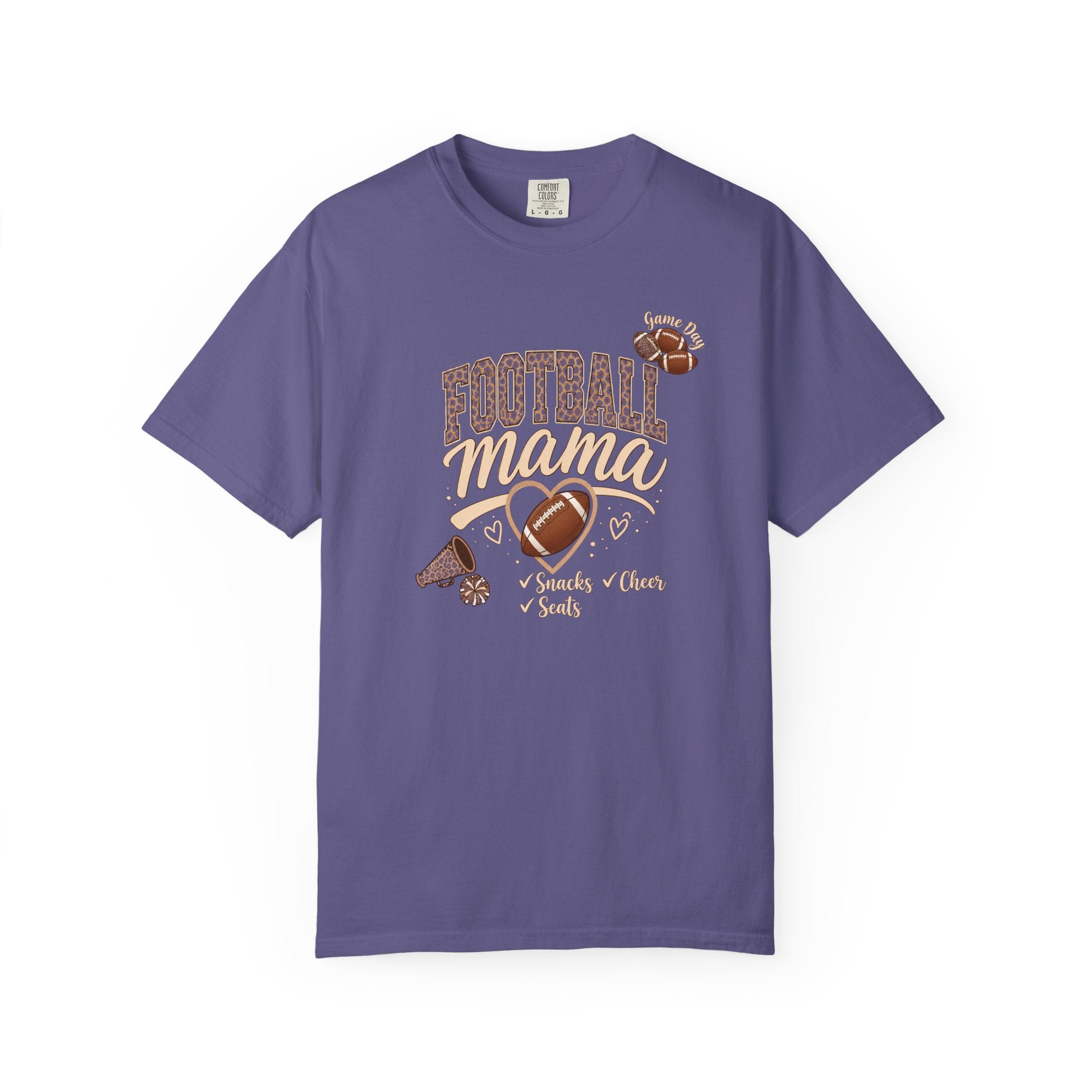 Football Mama T-Shirt — Cute Vintage Football Mom Tee