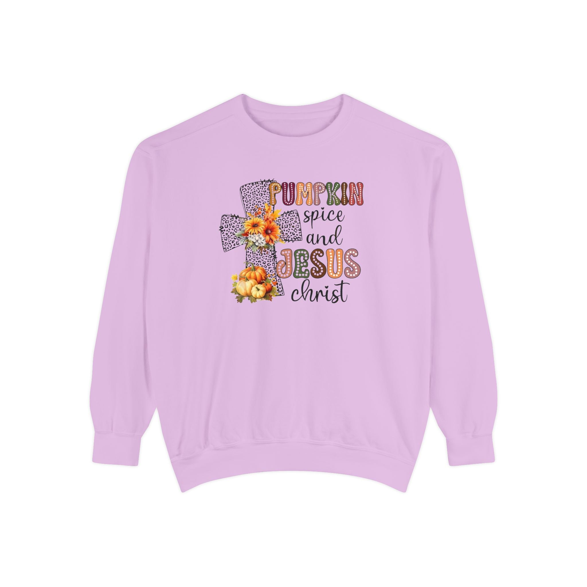 Fall Pumpkin Spice and Jesus Sweatshirt