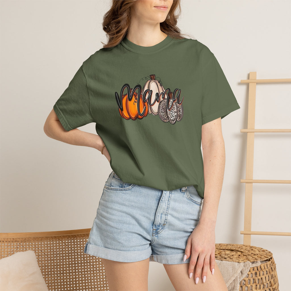 Mama Pumpkin Graphic T-Shirt — Fall Pumpkin Patch Tee
