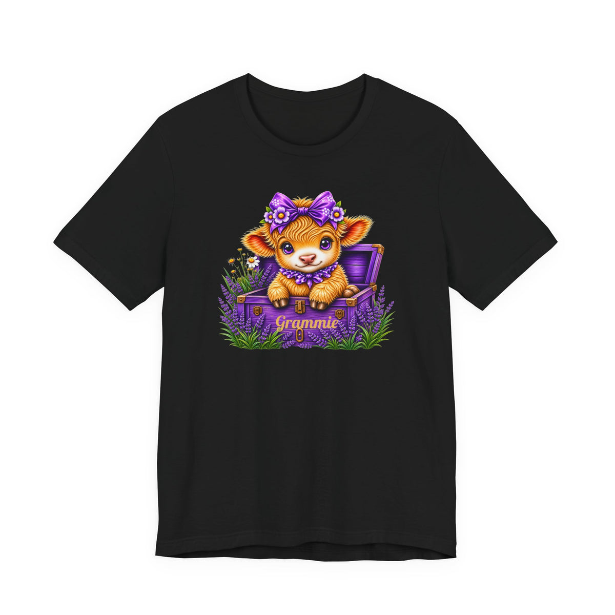 Personalized Highland Cow Shirt | Custom Grandma Name Tee