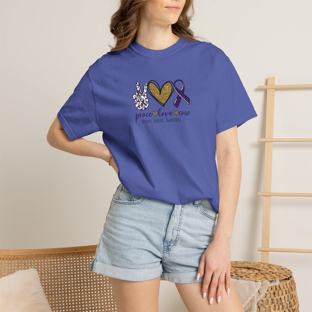 Peace Love Crohn's Awareness T-Shirt