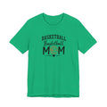 Basketball Mom Tee with Heart and Ball Graphic