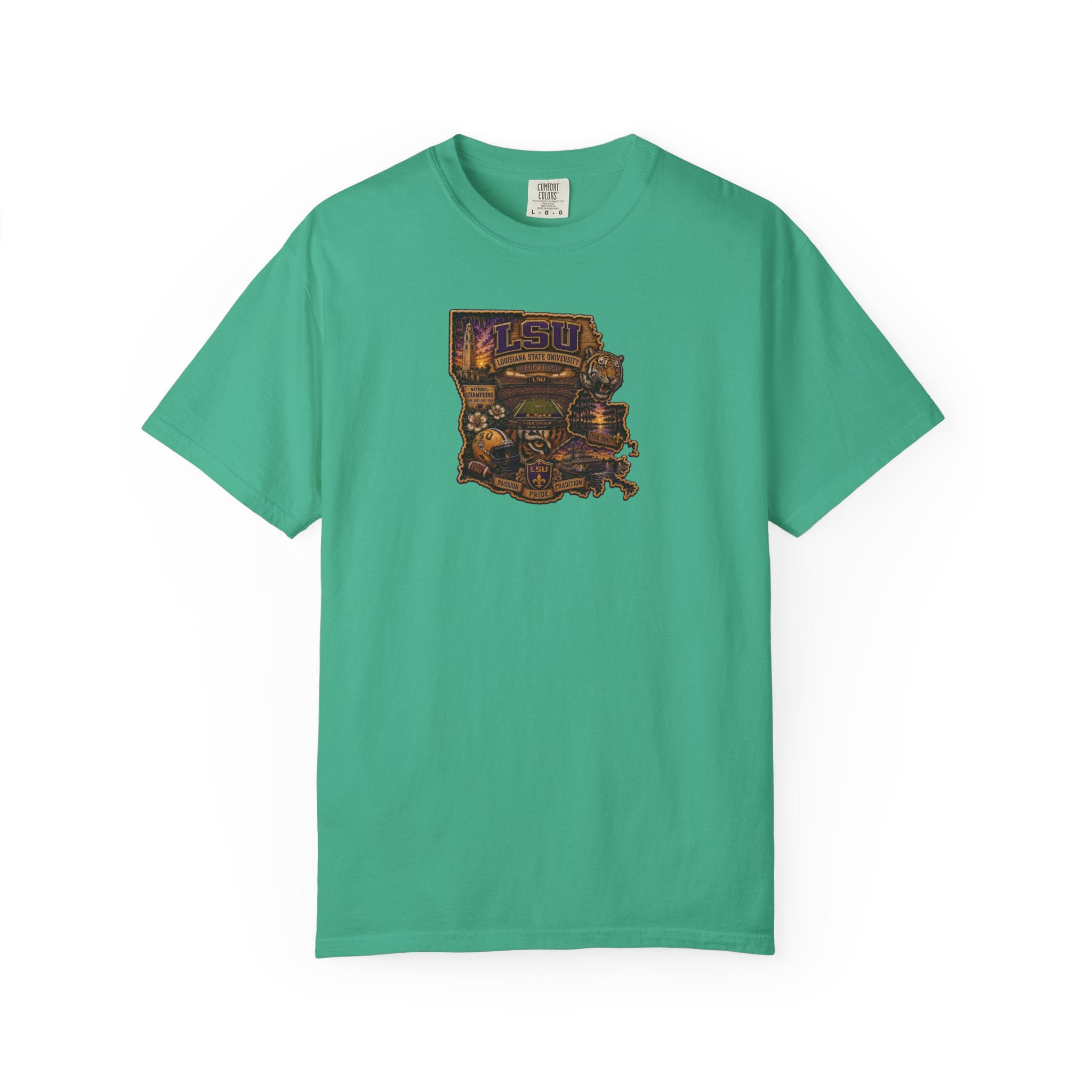 Retro Arcade Tee — Vintage Game Console Louisiana T-Shirt\