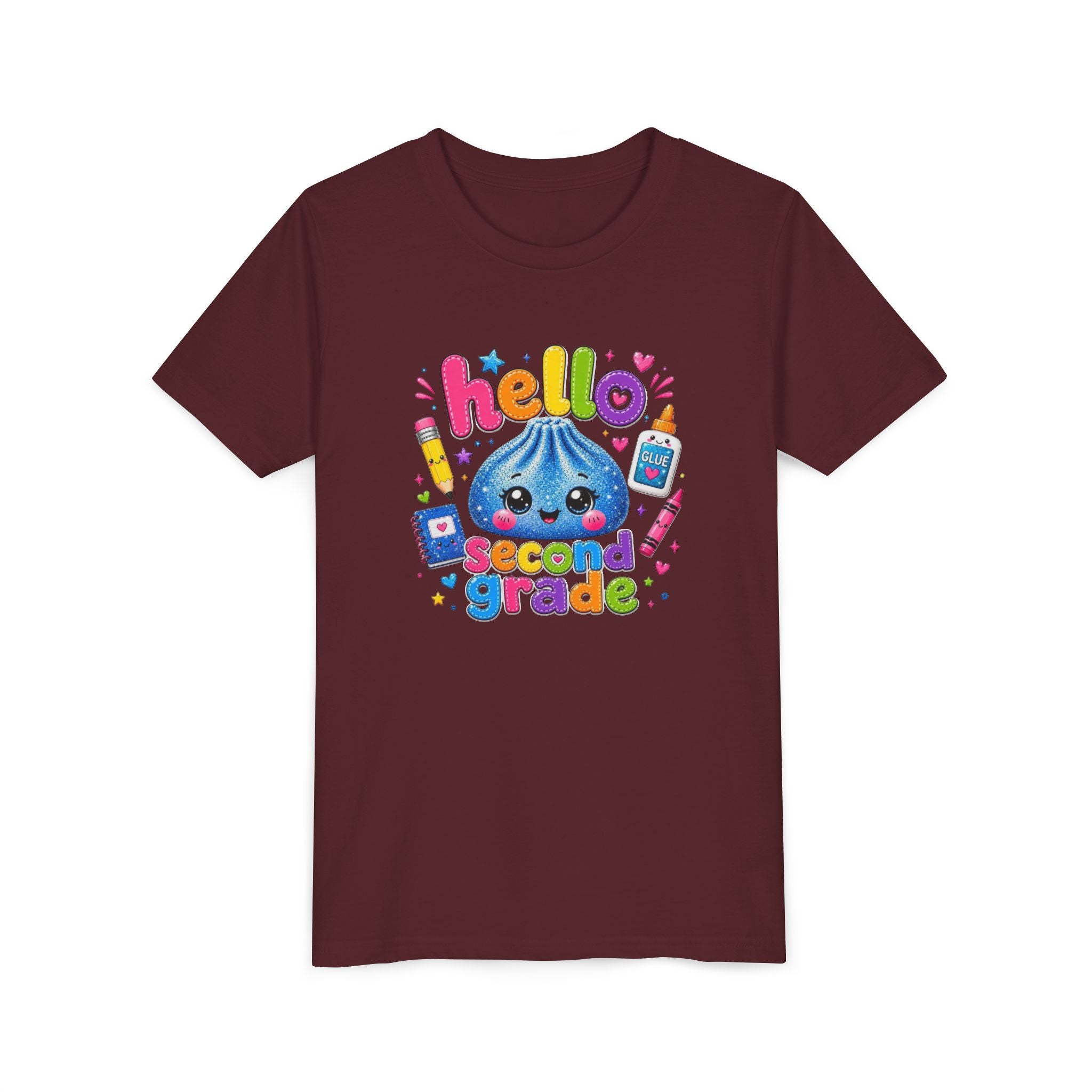 "Hello Second Grade" Youth Tee