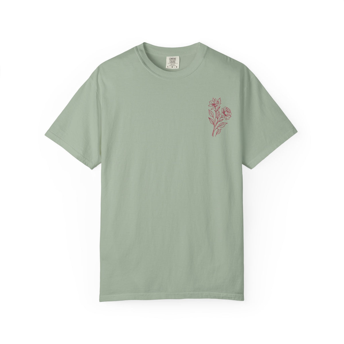 Double Bloom Signature Floral Comfort Colors Tee