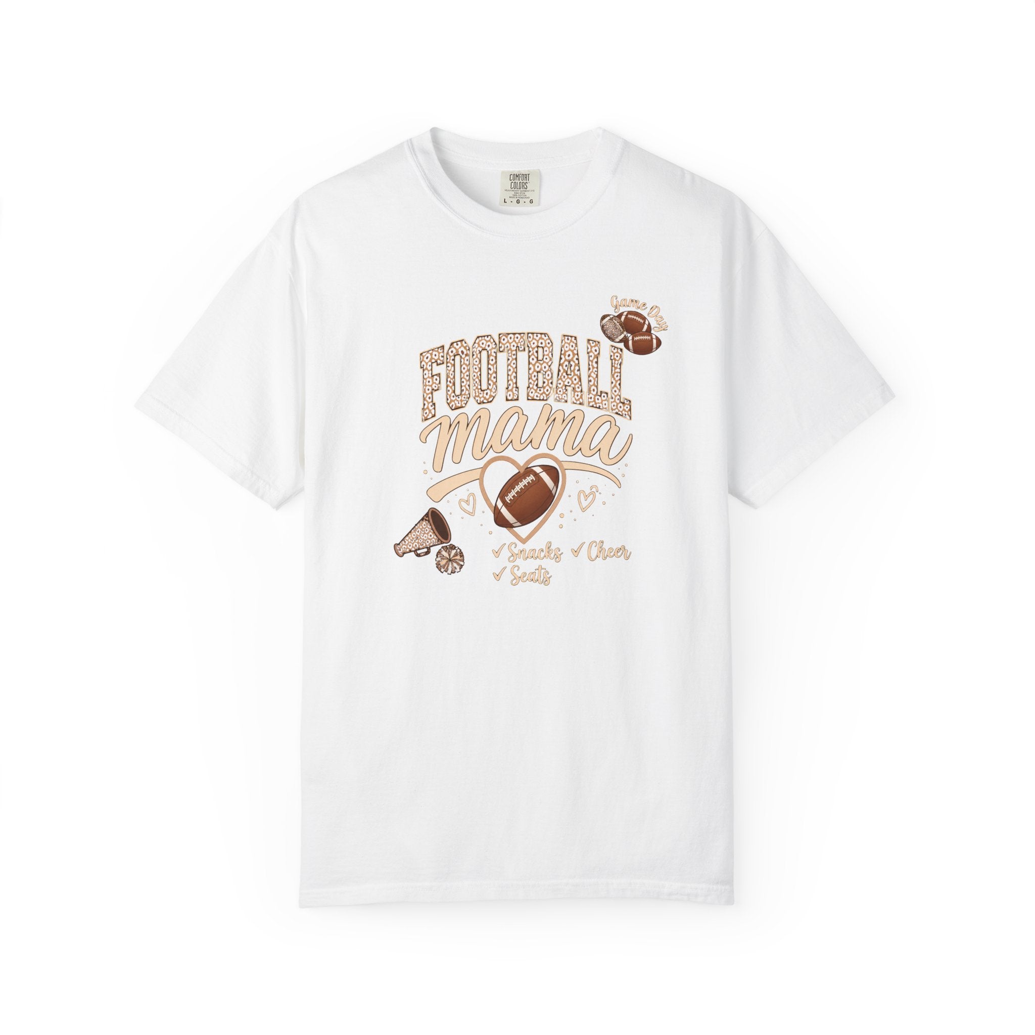 Football Mama T-Shirt — Cute Vintage Football Mom Tee
