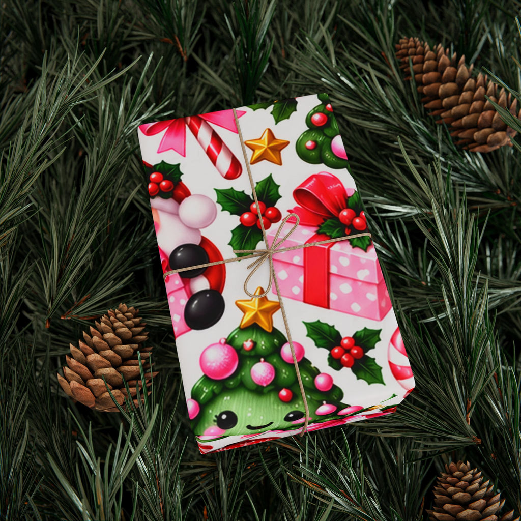 Christmas Squishies | Cute Kawaii Christmas Wrapping Paper