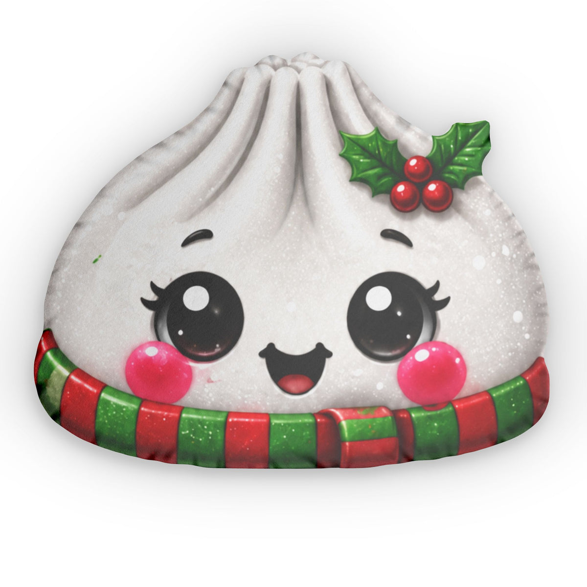 Kawaii Christmas Dumpling Shaped Pillow