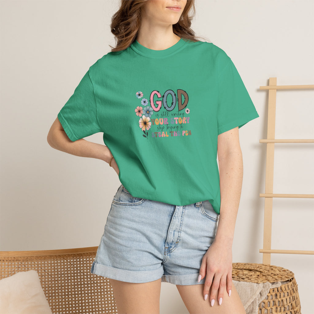 God Grew Your Story Floral T-Shirt