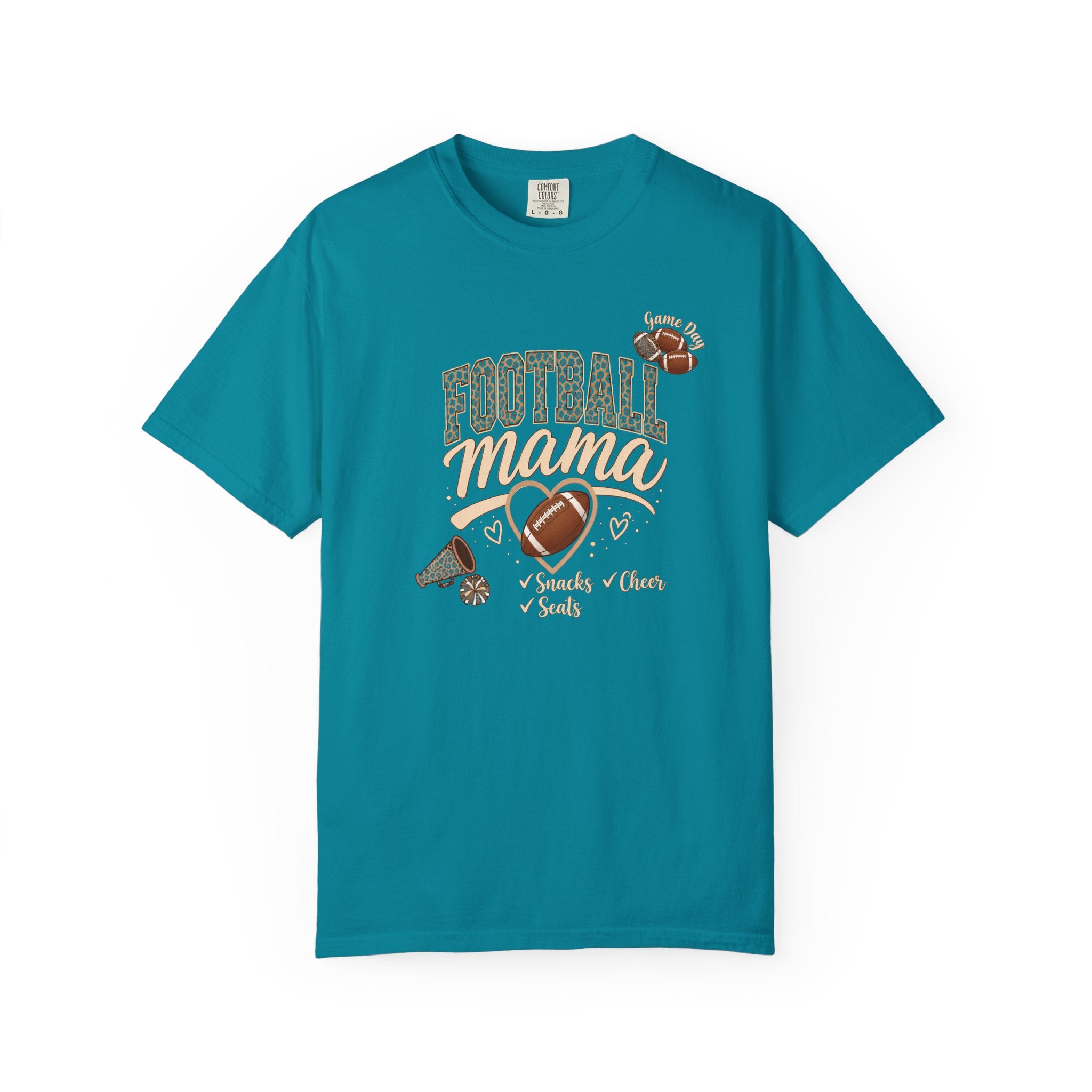 Football Mama T-Shirt — Cute Vintage Football Mom Tee