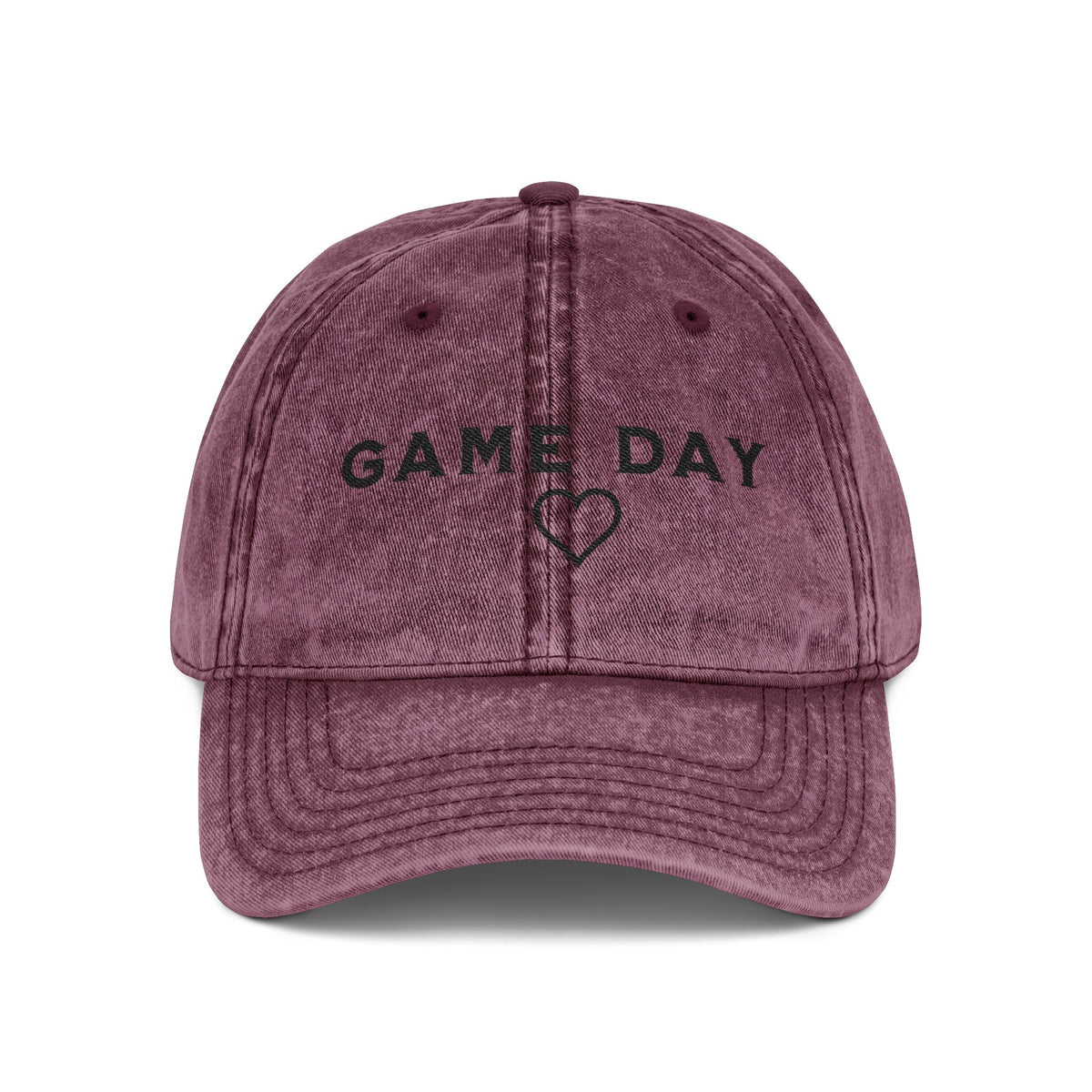 Game Day Heart Vintage Cap