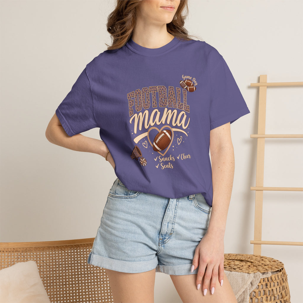 Football Mama T-Shirt — Cute Vintage Football Mom Tee