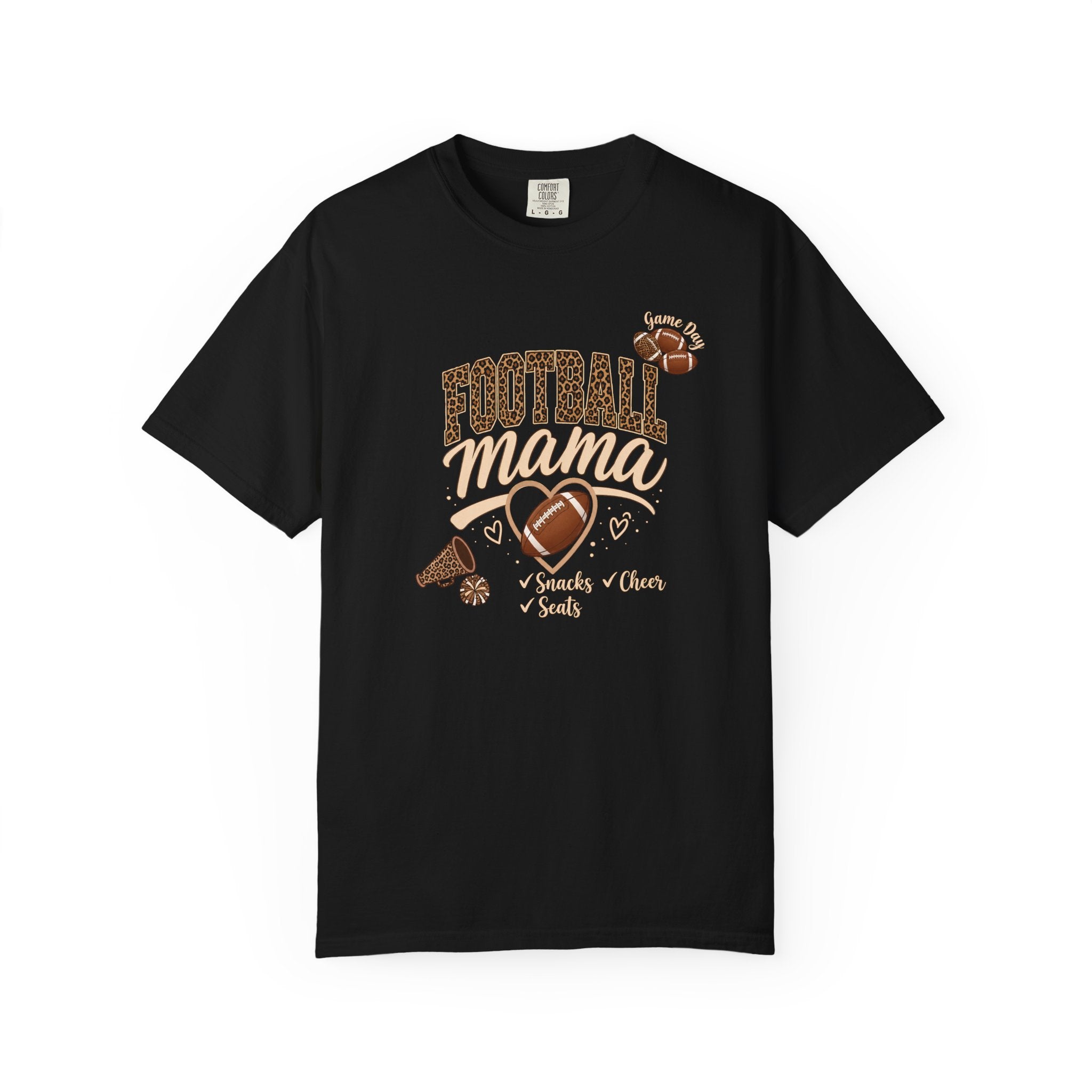 Football Mama T-Shirt — Cute Vintage Football Mom Tee