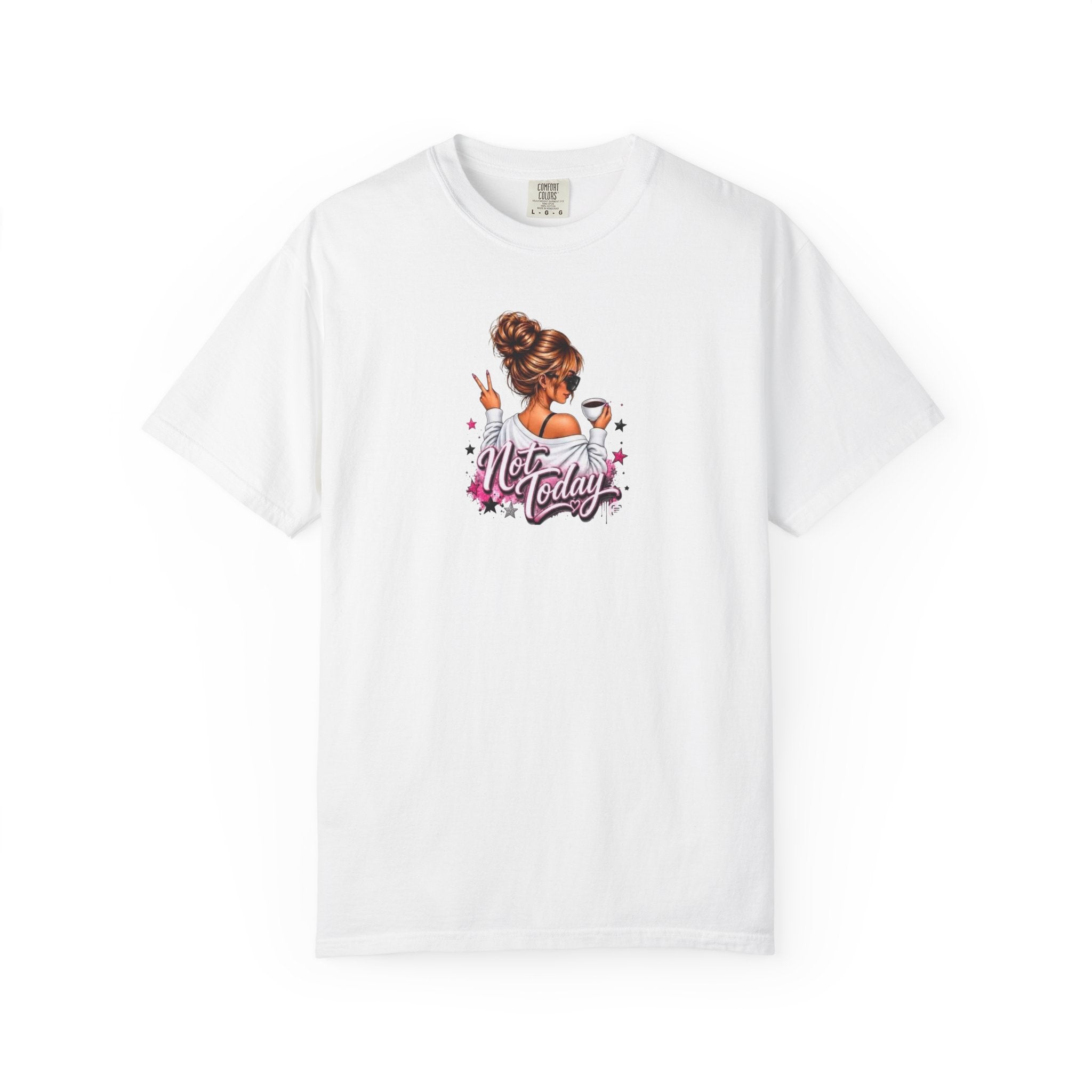 "Not Today" Pink Illustration T-Shirt