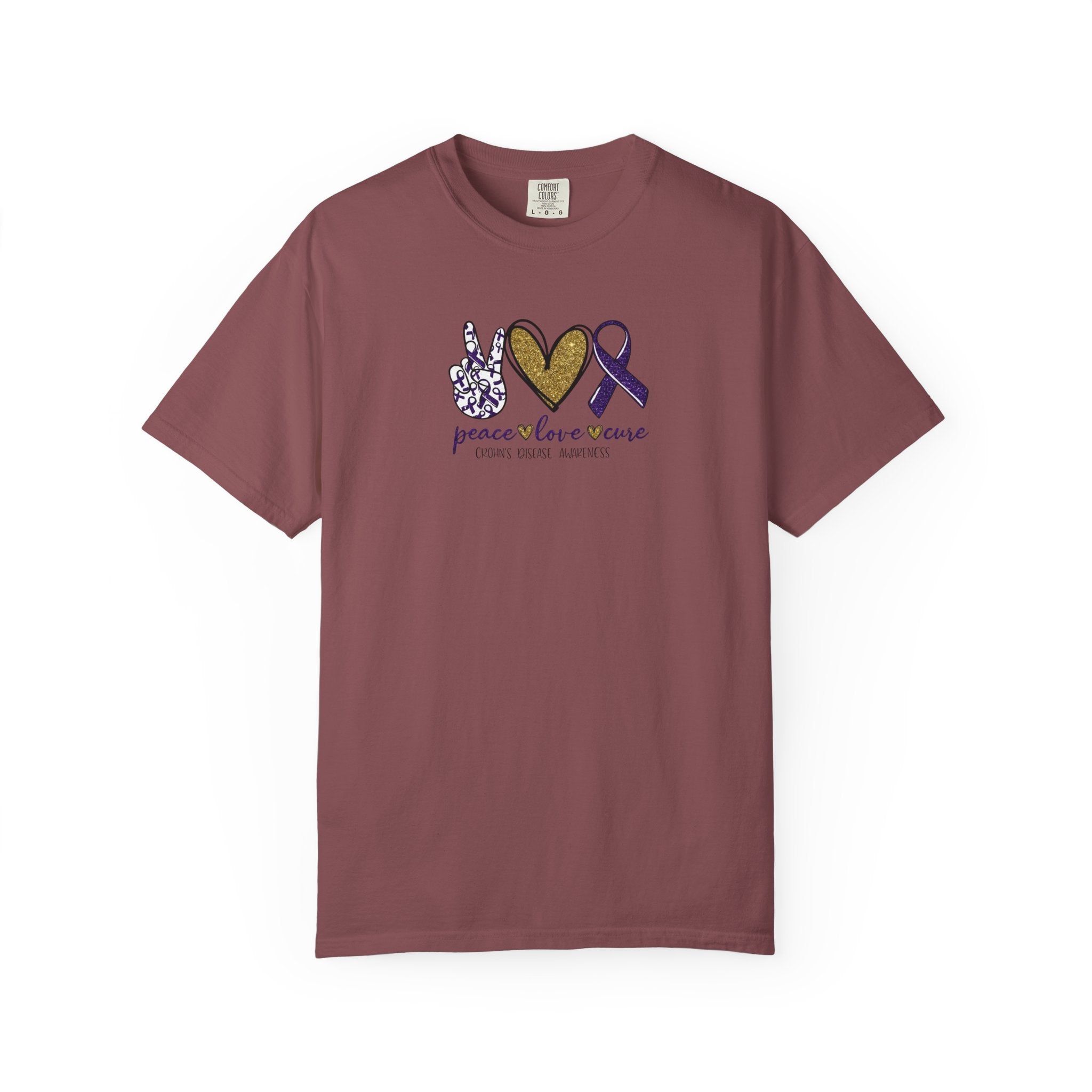 Peace Love Crohn's Awareness T-Shirt