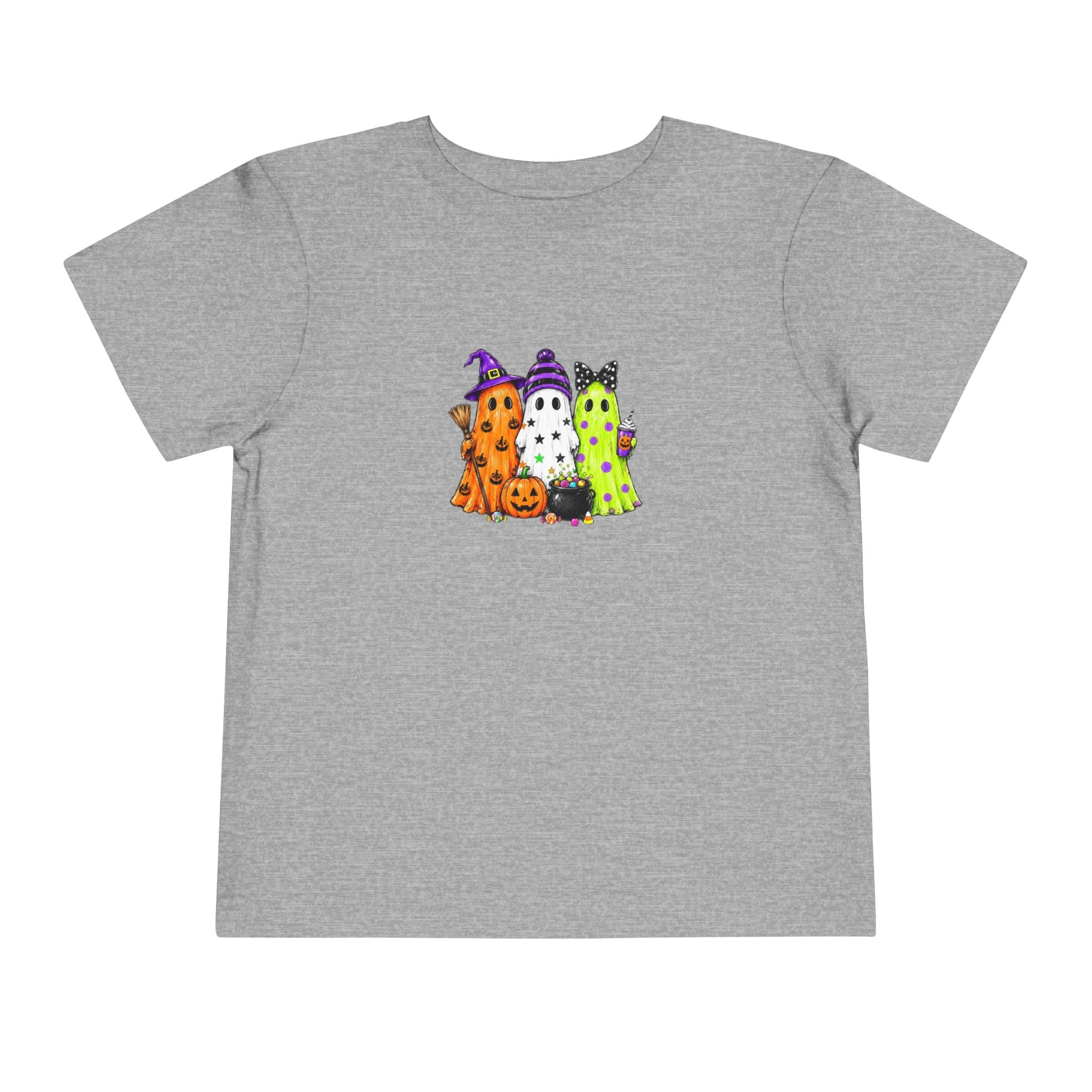 Toddler Halloween Ghosts Short Sleeve Tee