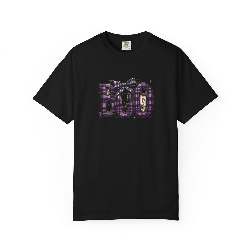 Halloween 'BOO' Plaid T-Shirt