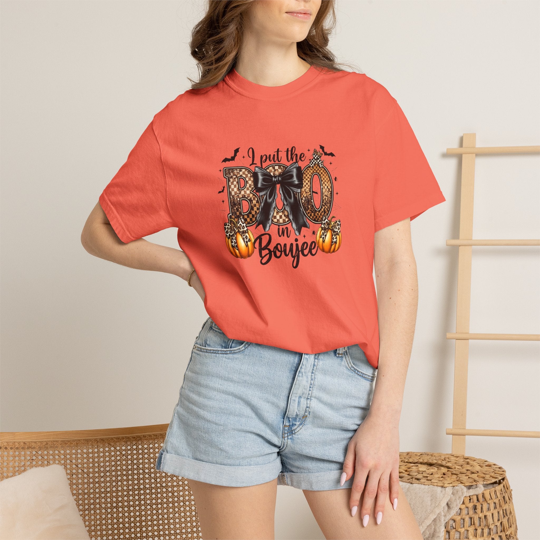 Halloween Boo in Boujee T-Shirt — Cute Spooky Pumpkin Graphic Tee