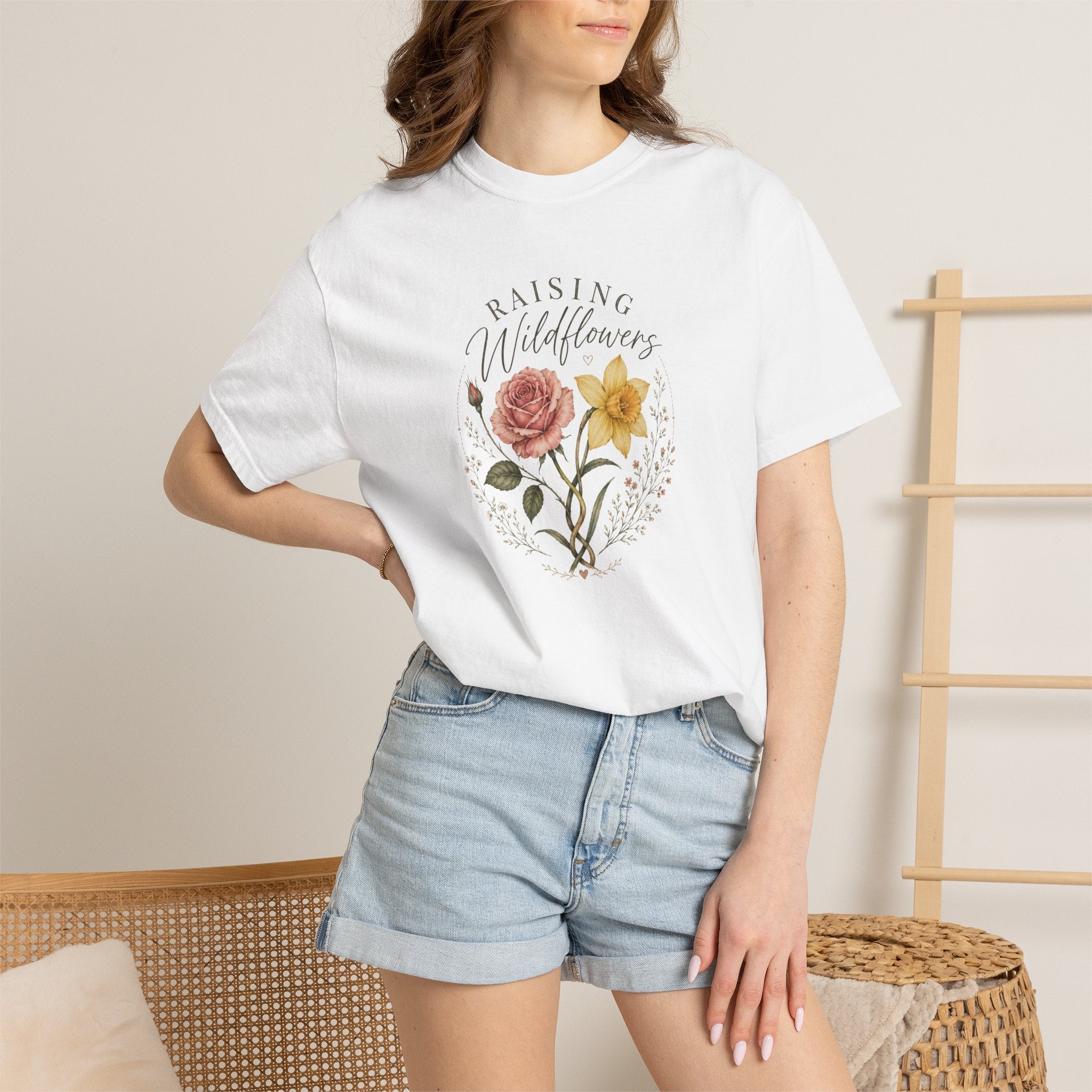 Raising Wildflowers Floral T-Shirt