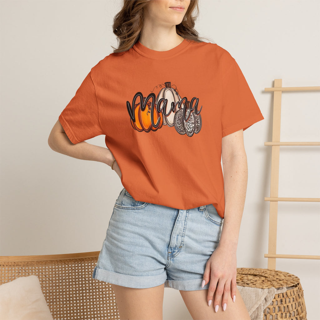 Mama Pumpkin Graphic T-Shirt — Fall Pumpkin Patch Tee