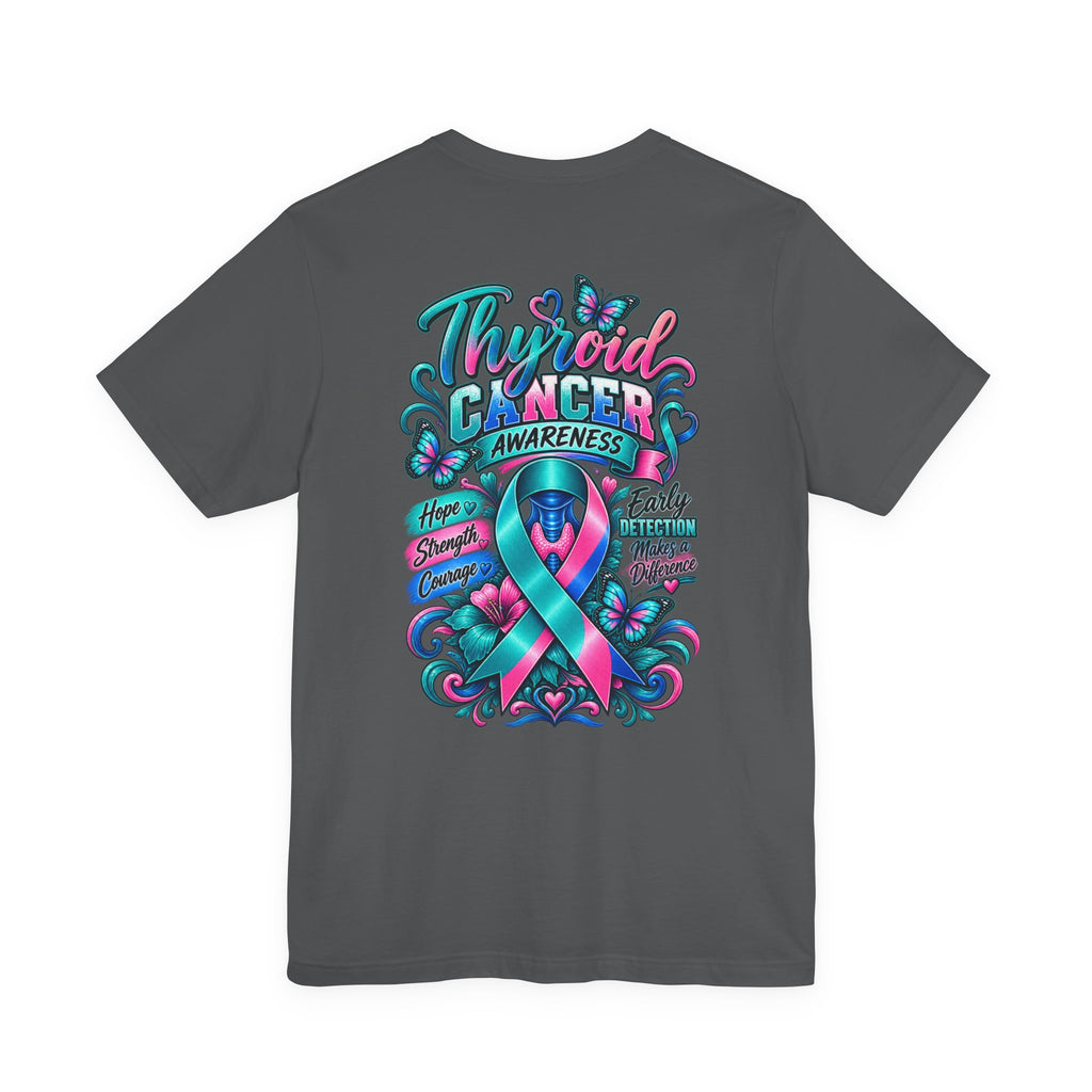 Thyroid Cancer Awareness Tee - Threads of Hope