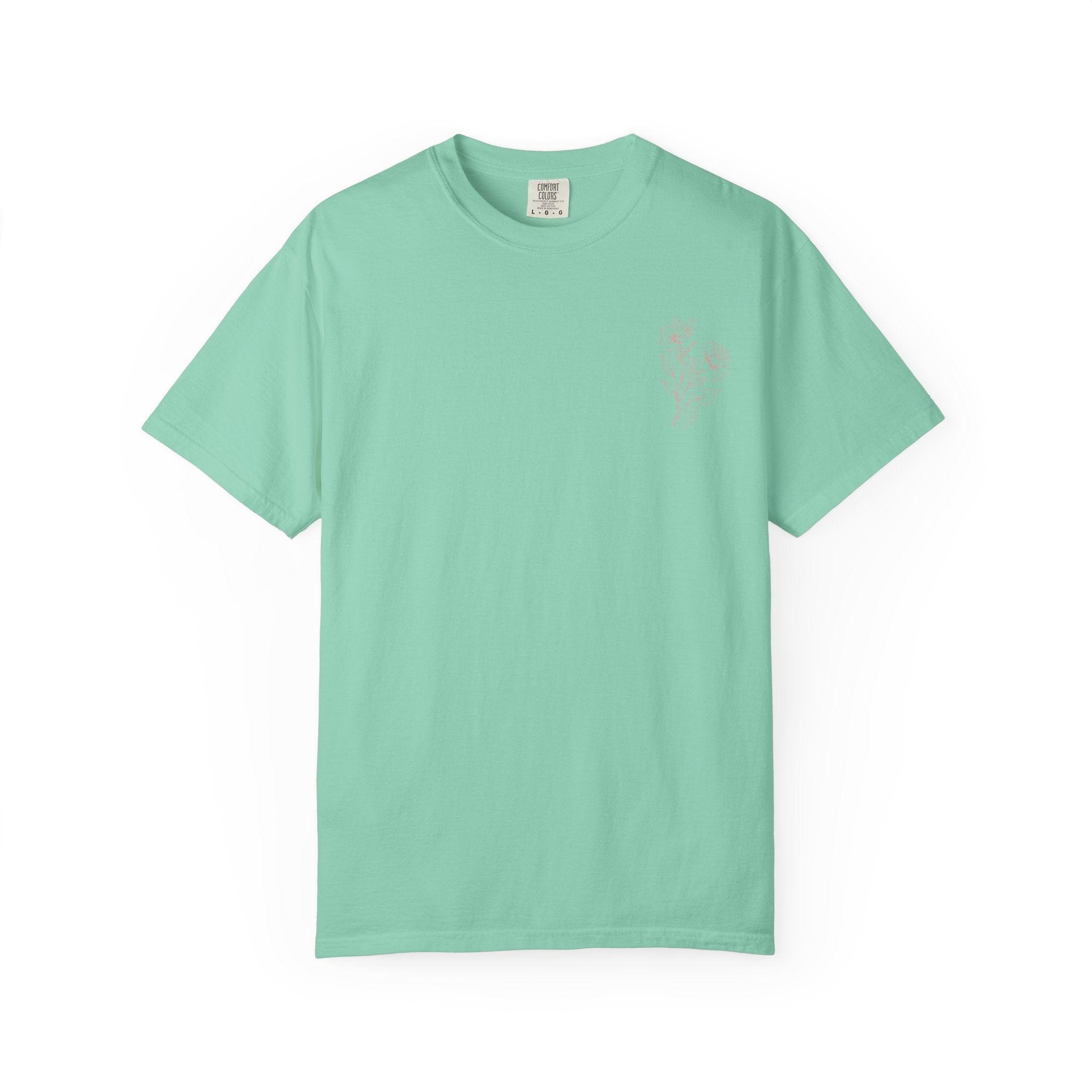 Unisex Garment-Dyed T-shirt ‘Double Bloom Collective’
