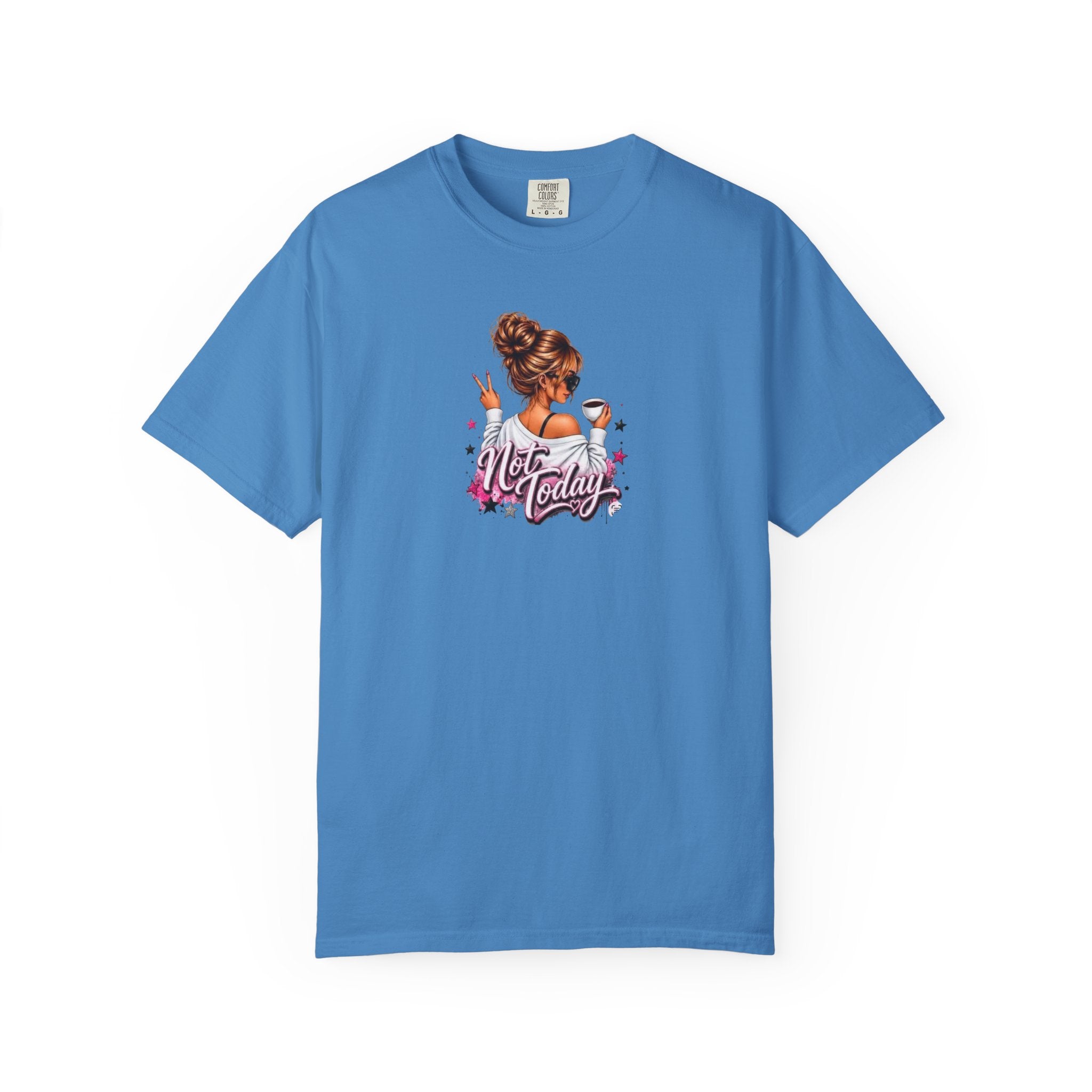 "Not Today" Pink Illustration T-Shirt