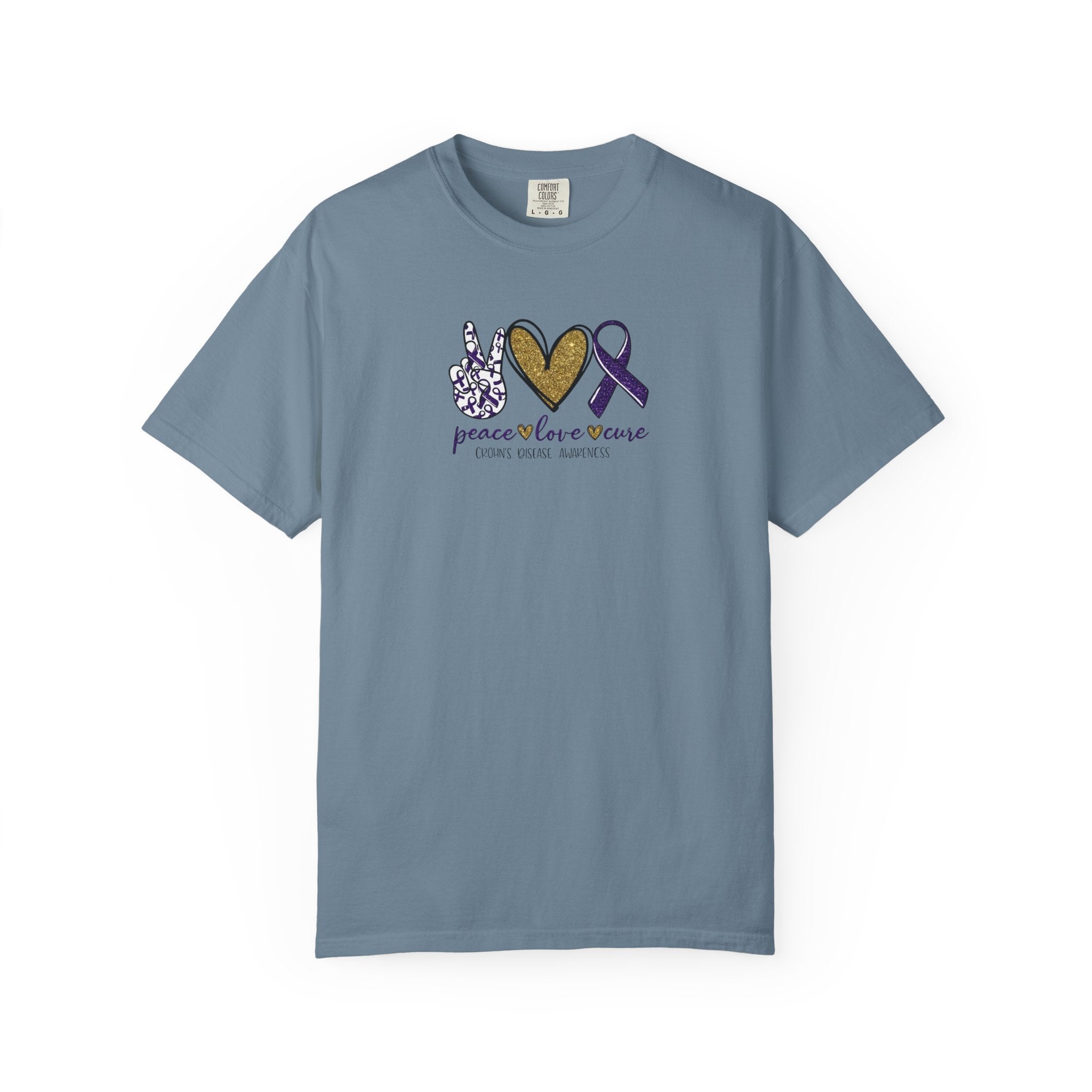 Peace Love Crohn's Awareness T-Shirt