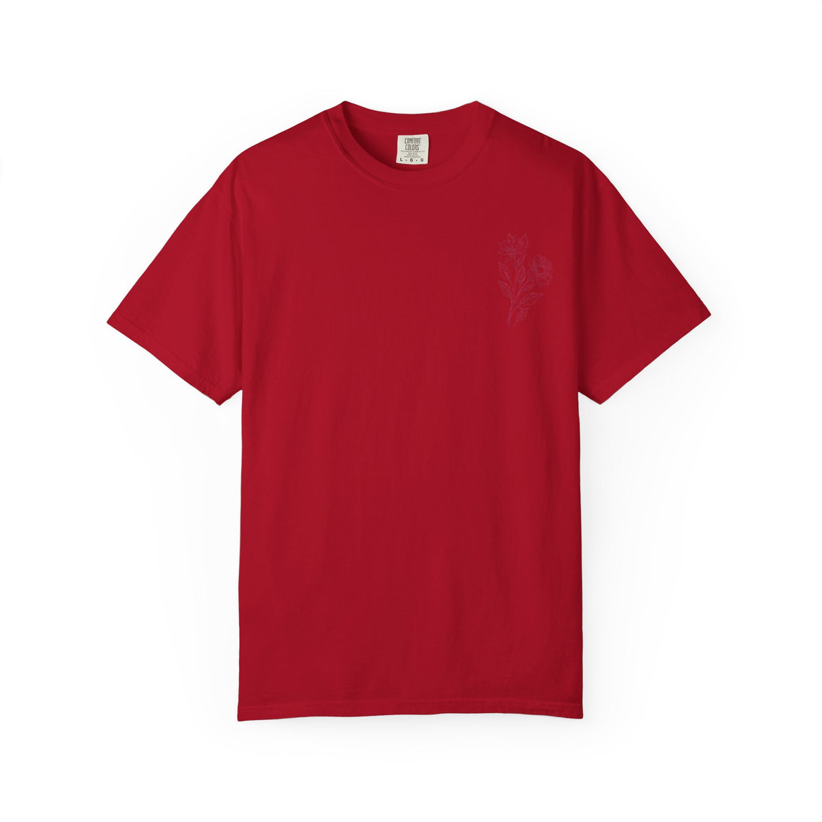 Double Bloom Signature Floral Comfort Colors Tee