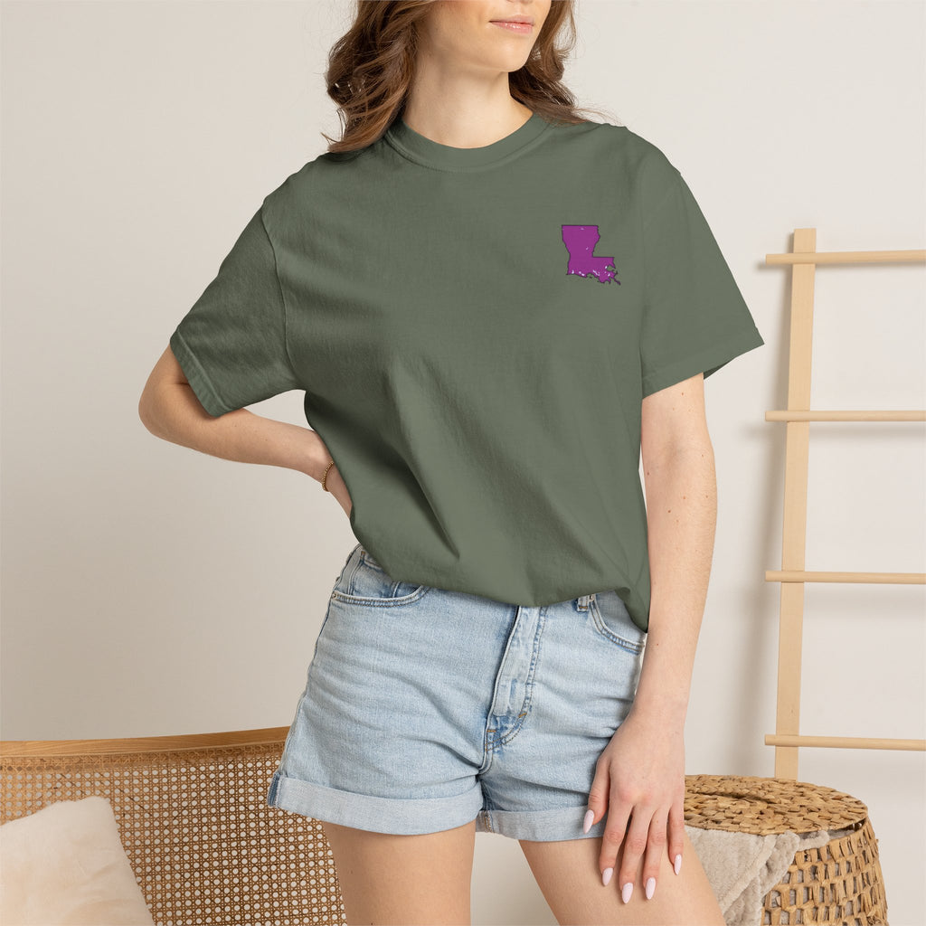 Louisiana Graphic T-Shirt — 'Excuse Me While I Love You' State Pride Tee