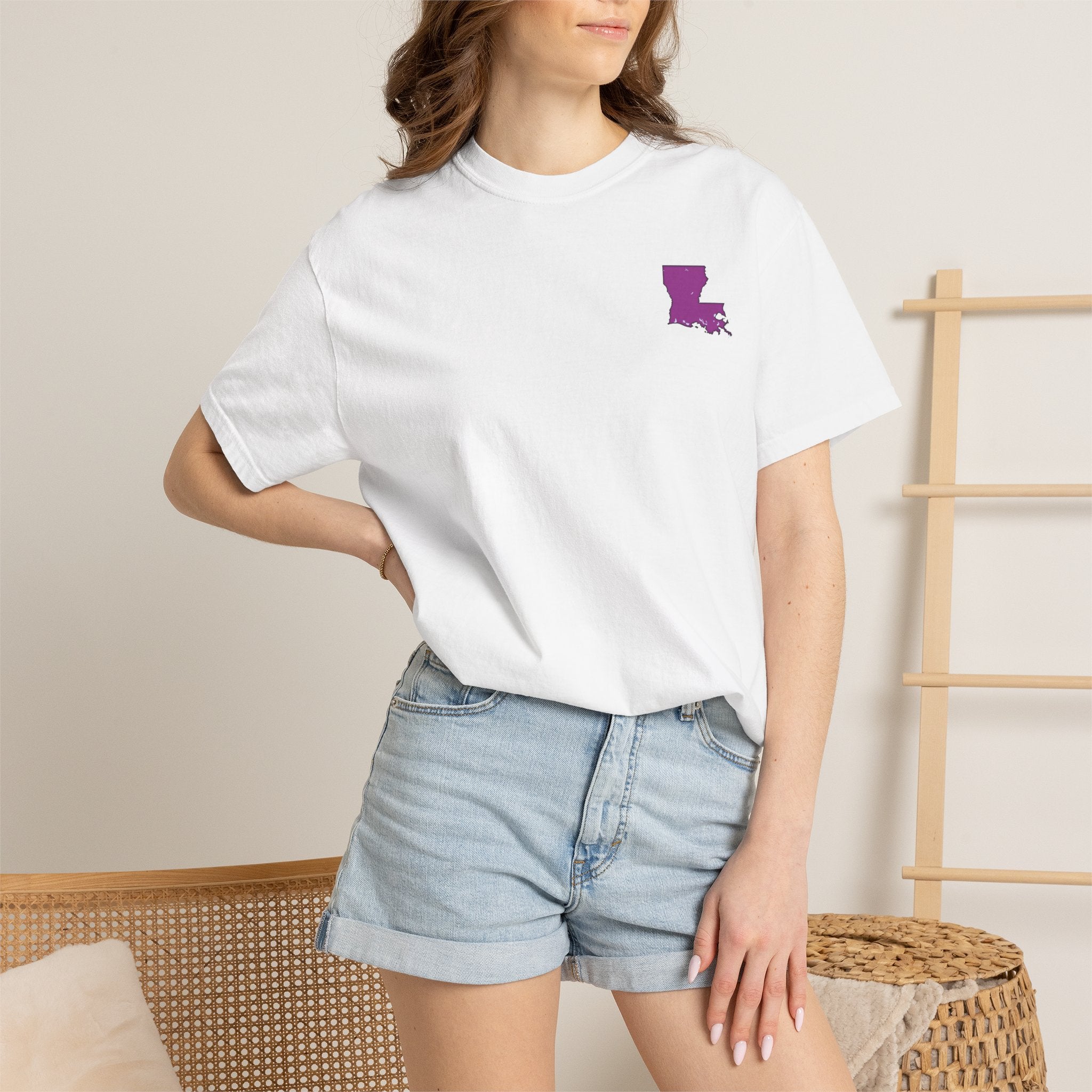 Louisiana Graphic T-Shirt — 'Excuse Me While I Love You' State Pride Tee