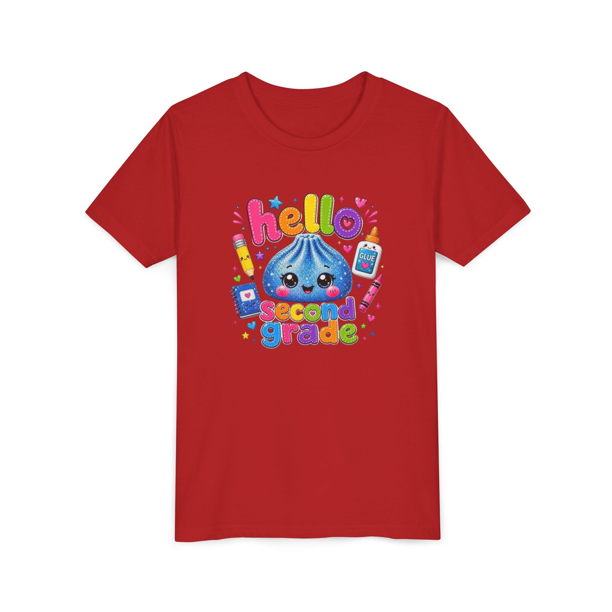 "Hello Second Grade" Youth Tee