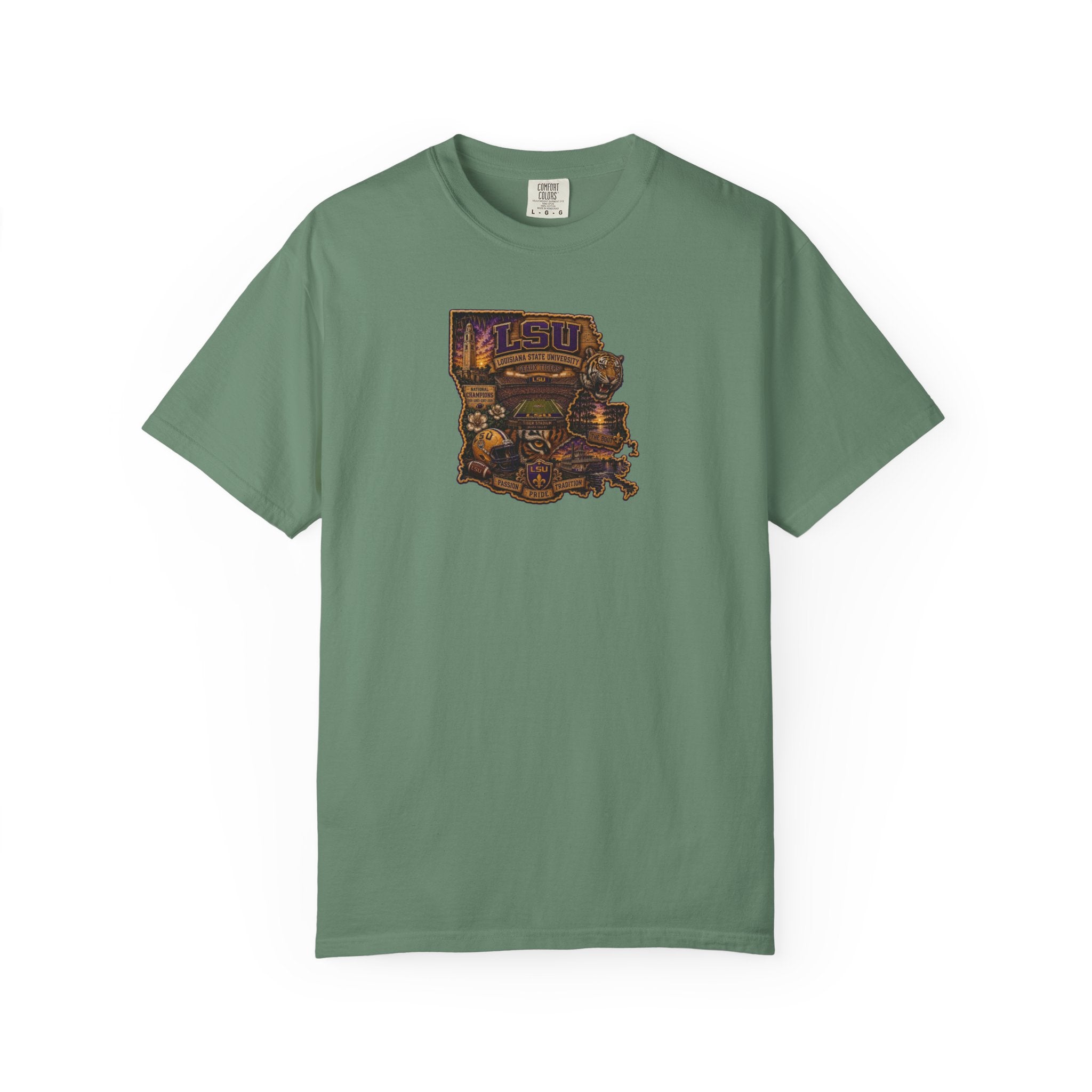 Retro Arcade Tee — Vintage Game Console Louisiana T-Shirt\