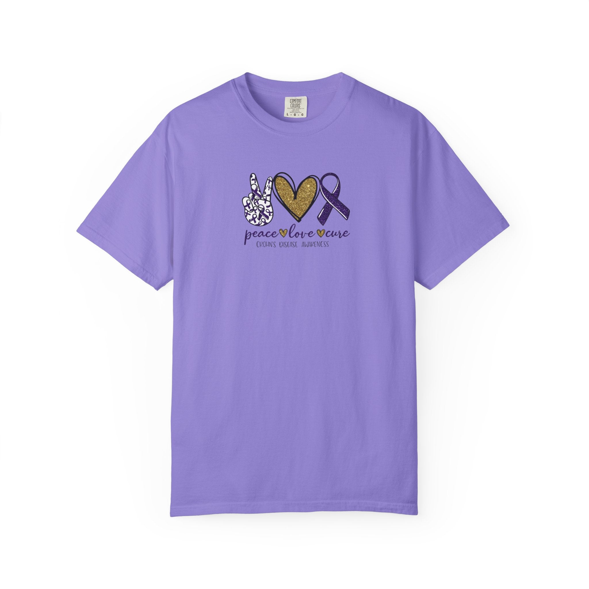 Peace Love Crohn's Awareness T-Shirt