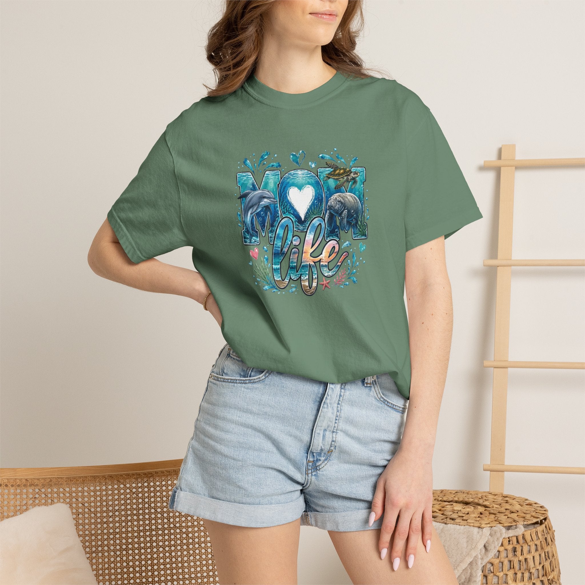 Dolphin Love Graphic T-Shirt