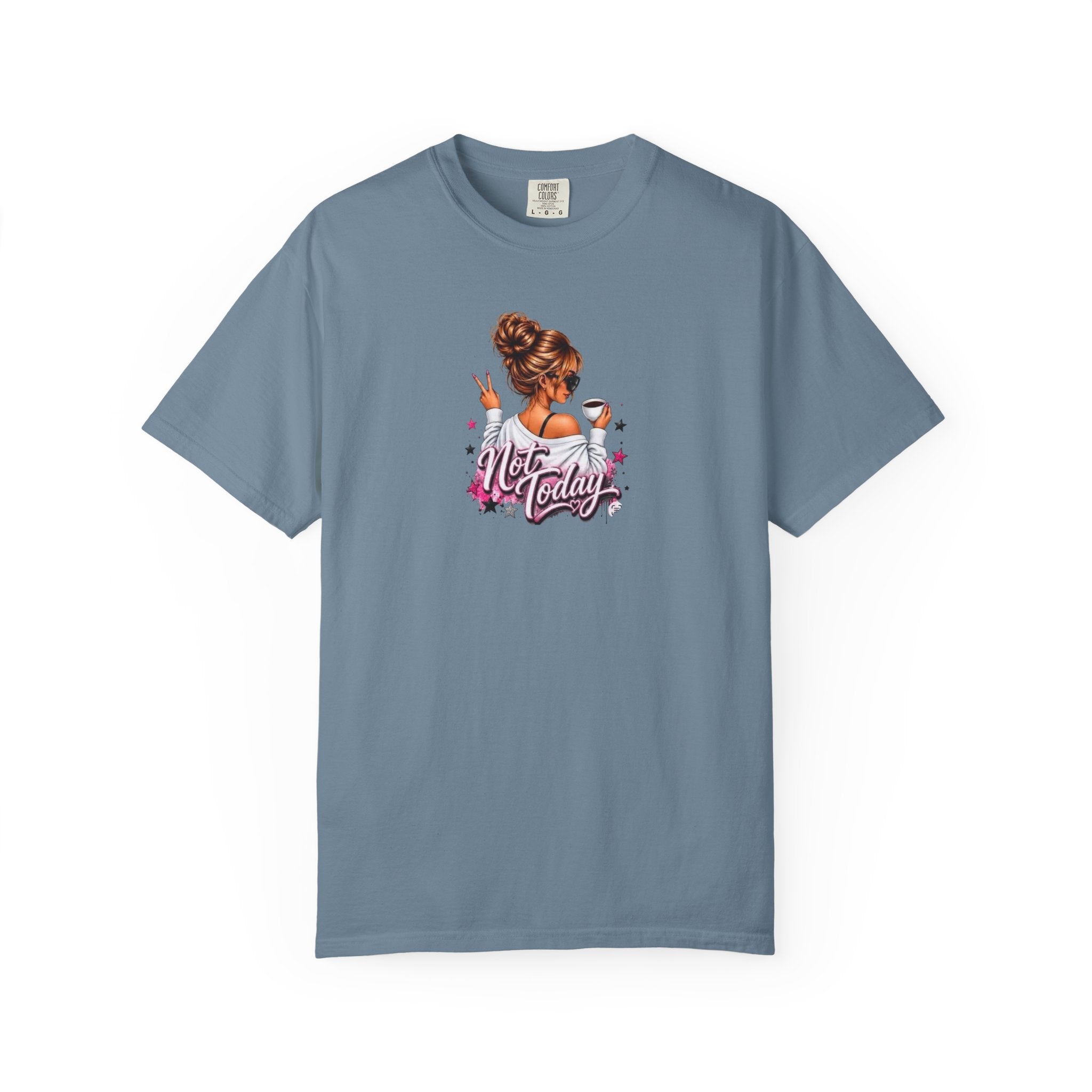 "Not Today" Pink Illustration T-Shirt