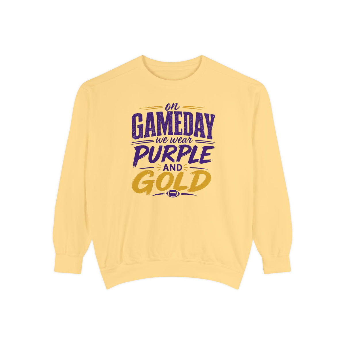 Gameday Purple and Gold Sweatshirt