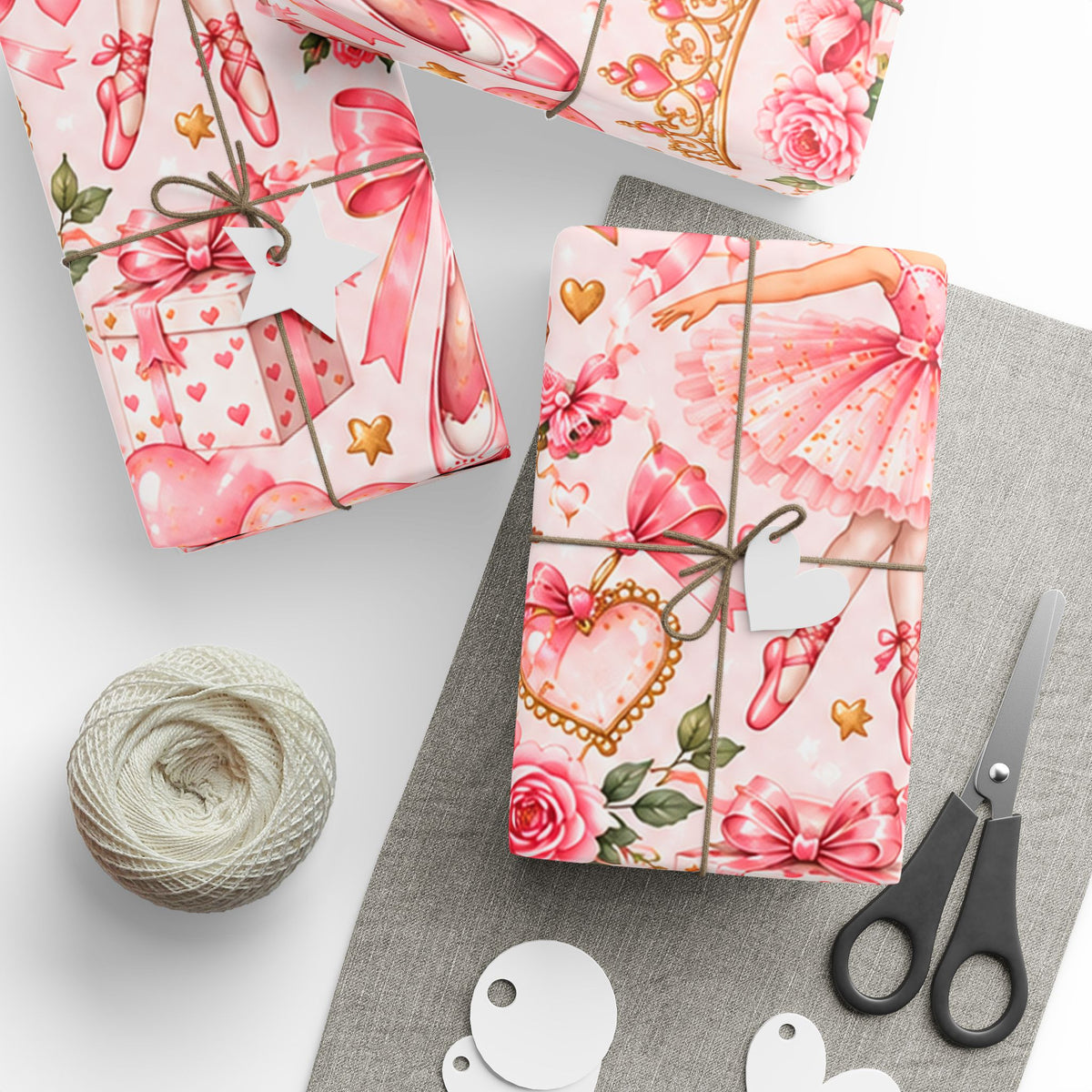 Pink Ballerina Wrapping Paper – Ballet Princess Gift Wrap