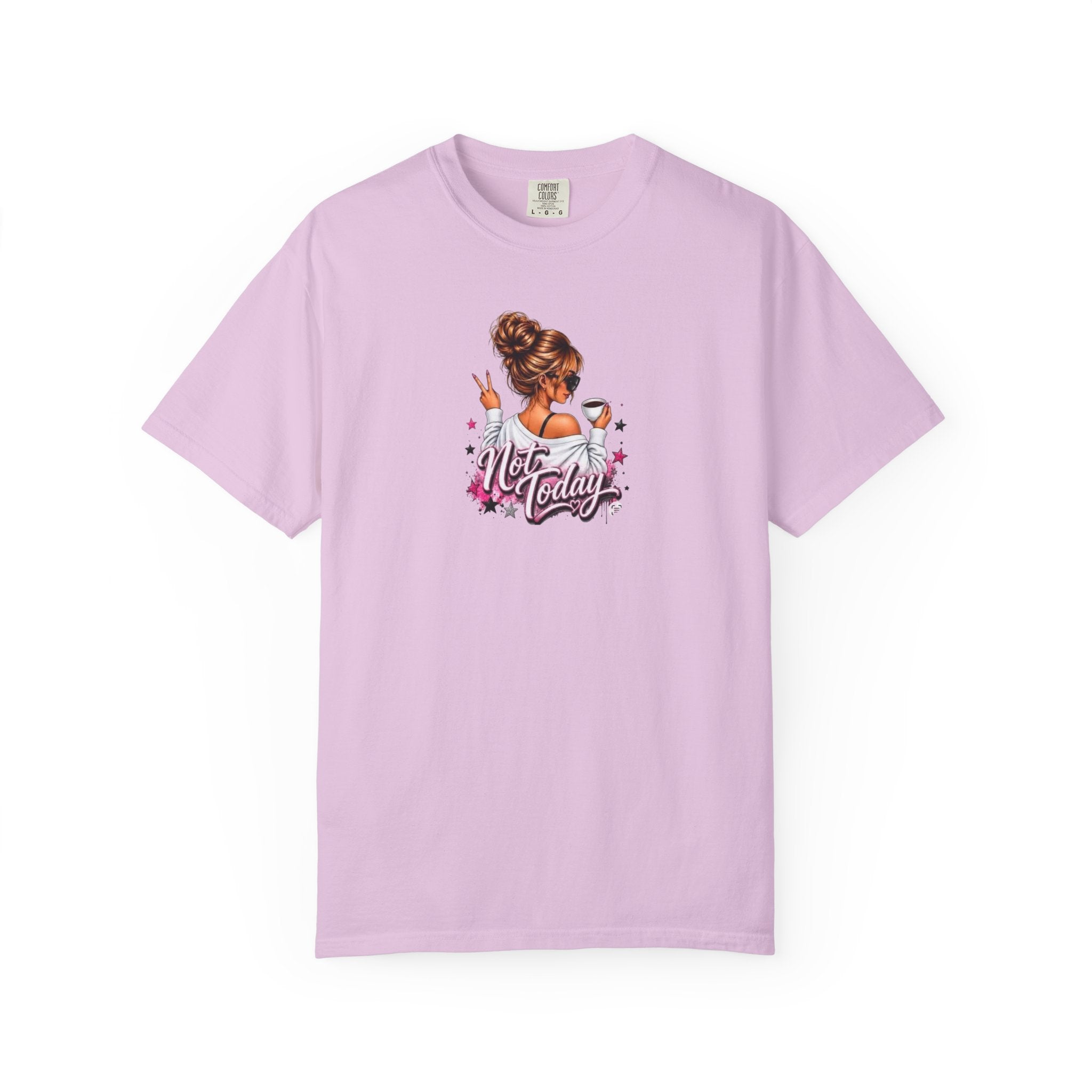 "Not Today" Pink Illustration T-Shirt