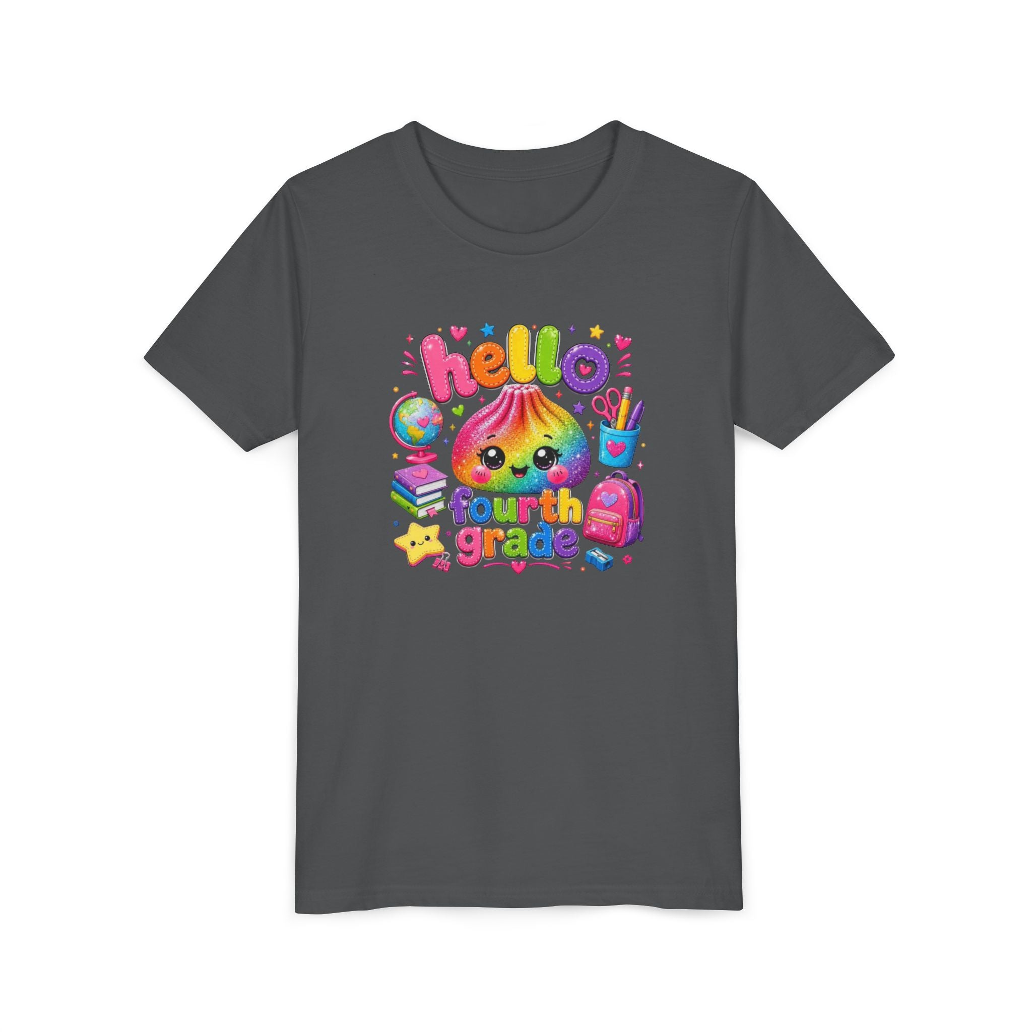 "Hello Fourth Grade" Kids T-Shirt