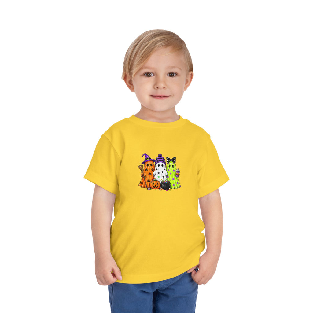 Toddler Halloween Ghosts Short Sleeve Tee