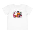 Toddler Tee — "Spooky" Halloween Ghost & Pumpkin Shirt