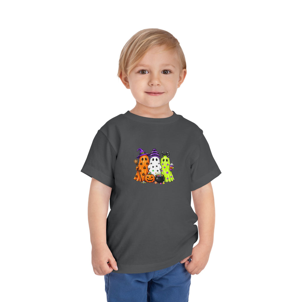 Toddler Halloween Ghosts Short Sleeve Tee
