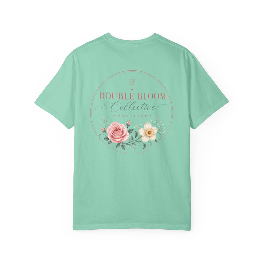 Double Bloom Signature Floral Comfort Colors Tee