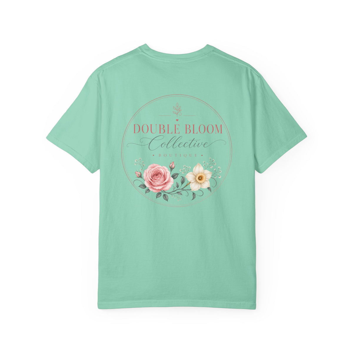 Double Bloom Signature Floral Comfort Colors Tee