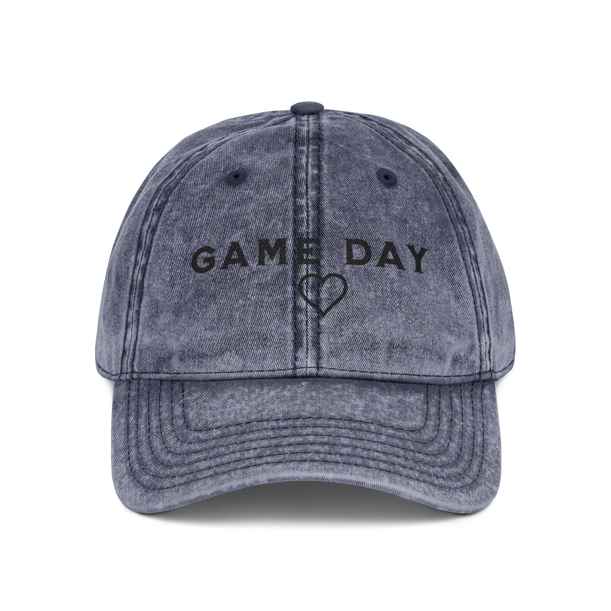 Game Day Heart Vintage Cap
