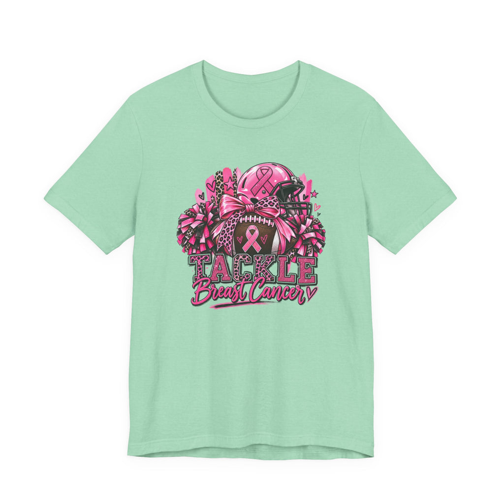 Tackle Breast Cancer Football T-Shirt